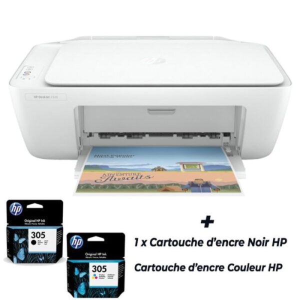 Imprimante Multifonction Jet D’encre Hp Deskjet 2320 Couleur – Blanc – 7wn42b Tunisie