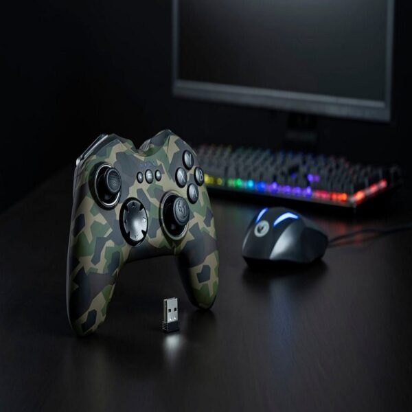 Manette Sans Fil Nacon Pour Pc Gc-200 – Forest Camo – PCGC-200WLFOREST Tunisie