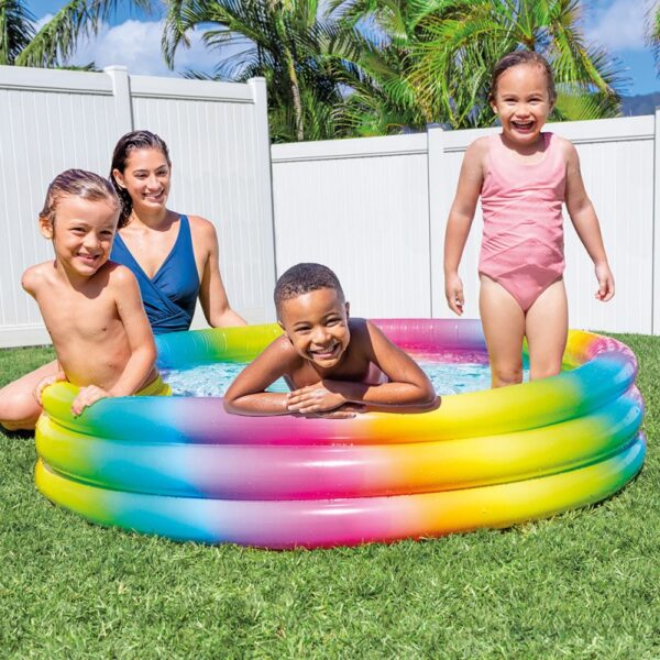 Piscine Rainbow INTEX 58439NP 147 x 147 x 33 cm Tunisie