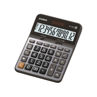 Calculatrice de bureau Casio 12 chiffres (DX-120B-W-DC) Tunisie