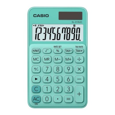 Calculatrice de bureau Casio – SL-310-UC – Vert Tunisie