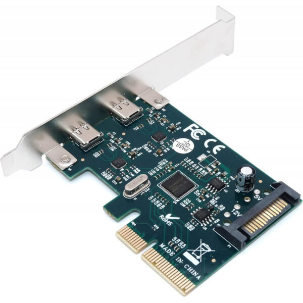 Carte PCI Expresse 2 Port Type-C Tunisie