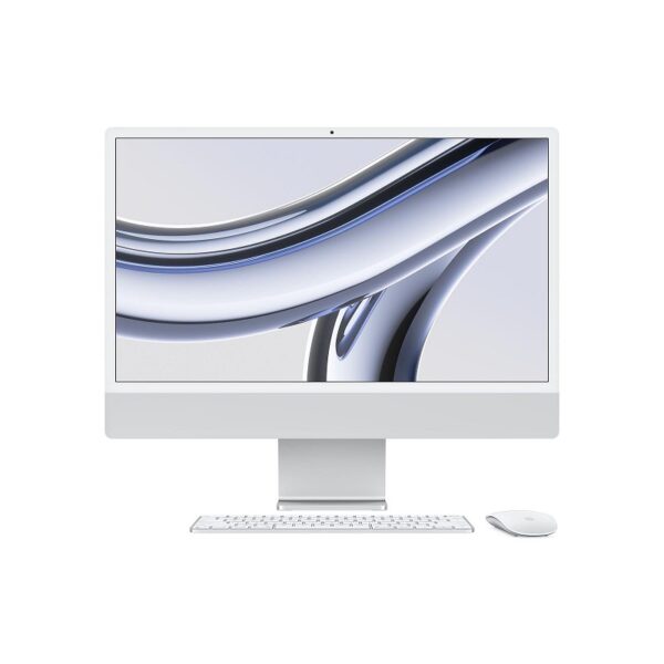 Apple iMac M3 (2023) 24″ 8GB 256GB – Silver -MQR93FN/A Tunisie