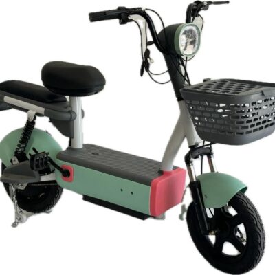 Scooter Electrique WOLF moto – Vert & Rose – ROMA x2 Tunisie