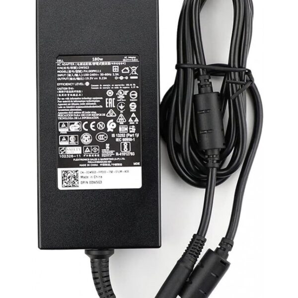 Chargeur Original dell Dell 180W 19.5V 9.23A -Noir – 47RW6 Tunisie