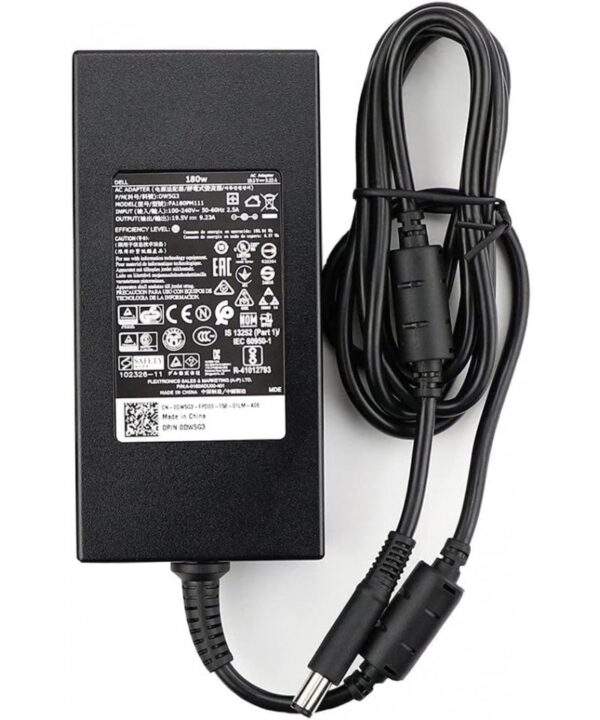 Chargeur Original dell Dell 180W 19.5V 9.23A -Noir – 47RW6 Tunisie