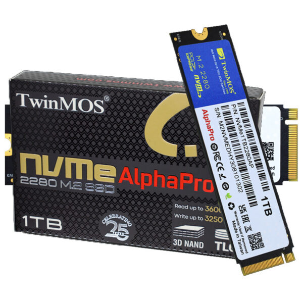 Disque Dur SSD Twinmos AlphaPro 1To NVME PCIE M.2 – NVME1TB2280AP Tunisie