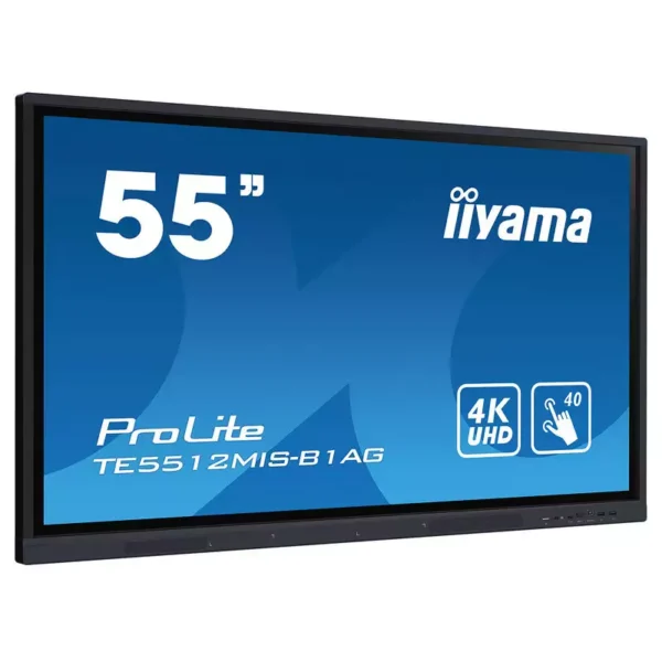 Ecran Interactif IIYAMA ProLite 55” 4K UHD – Noir Mate – TE5512MIS-B3AG Tunisie