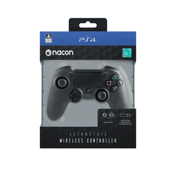 Manette Sans Fil Asymmetric Controller Pour Ps4 Nacon – Noir – PS4OFPADWLBLACK Tunisie