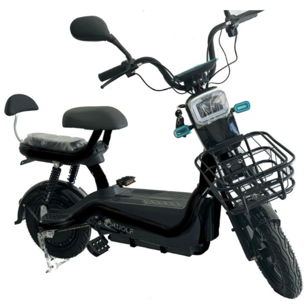 Scooter Electrique WOLF moto – Noir & Vert – WOLFVRINAX1 Tunisie