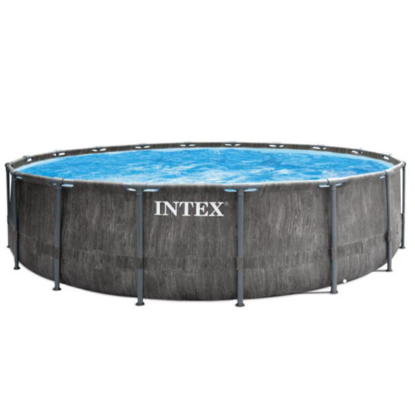 Piscine Tubulaire Intex Baltik Ronde 4.57 X 1.22 M – Gris -26742 Tunisie