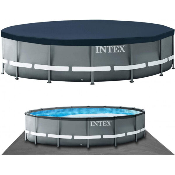 Piscine Tubulaire Intex Ultra Xtr Ronde 4,88 X 1,22 M – Gris -26326 Tunisie