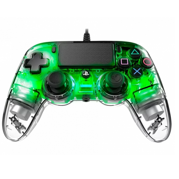 Manette Officielle Avec Câble Nacon Compact Controller Ps4 – Transparent Vert – PS4OFCPADCLGREEN Tunisie