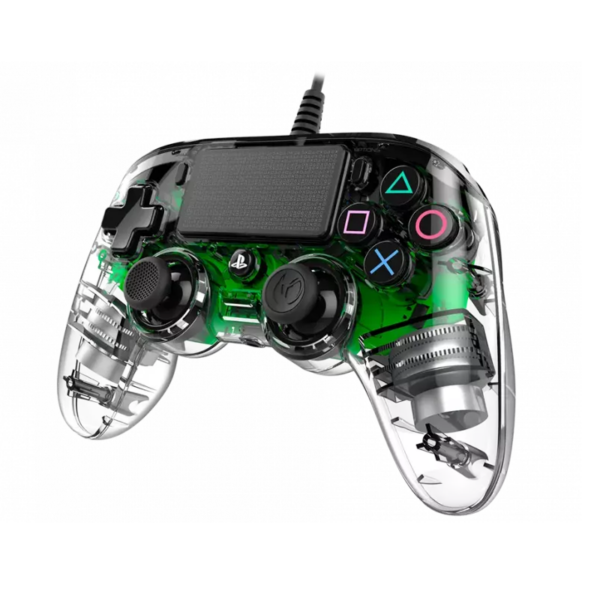 Manette Officielle Avec Câble Nacon Compact Controller Ps4 – Transparent Vert – PS4OFCPADCLGREEN Tunisie