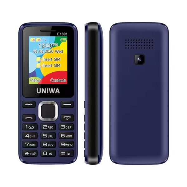 Téléphone Portable Uniwa E1801 – Bleu Tunisie