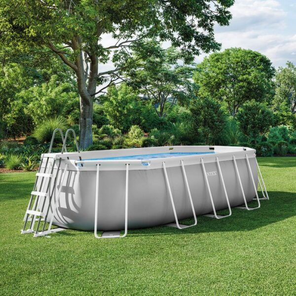 Piscine Prism Frame ovale Intex 5.03 x 2.74 x 1.22 m – Blanc – 26796NP Tunisie