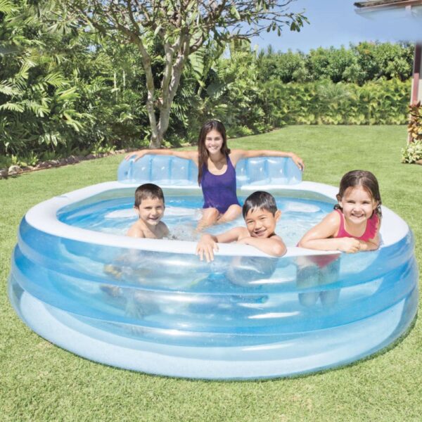 Piscine Aqua Lounge Intex -Bleu – 57190NP Tunisie