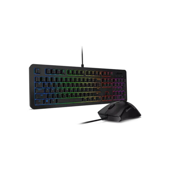 Ensemble Clavier Et Souris Gamer Lenovo KM300 RGB Noir – GX30Z21572 Tunisie