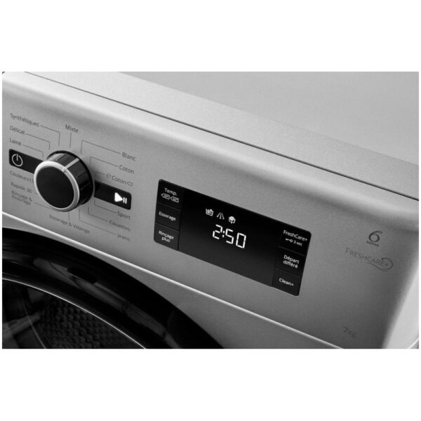 Machine Lavante Séchante Whirlpool 6ème Sens 11 Kg  FWDD117168SBSEX Silver Tunisie