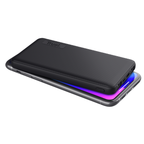 Power Bank Trust Ultra Mince Capacité 10000 mAh – Noir – 24678 Tunisie