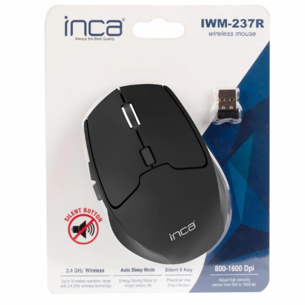 Souris Sans Fil Inca Iwm-237r-Noir-iwm-237r Tunisie