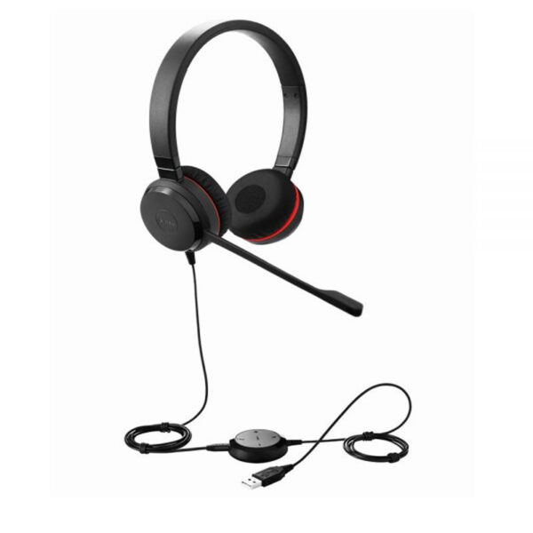 Casque Jabra Evolve 30 Uc Duo Usb Ou Jack 3.5 Mm – Noir – 5399-823-309 Tunisie