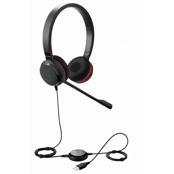 Casque Jabra Evolve 30 Uc Duo Usb Ou Jack 3.5 Mm – Noir – 5399-823-309 Tunisie