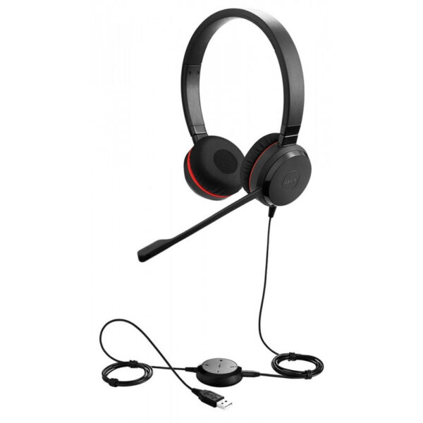 Casque Jabra Evolve 30 Uc Duo Usb Ou Jack 3.5 Mm – Noir – 5399-823-309 Tunisie