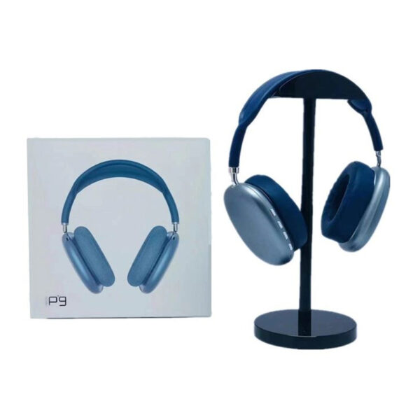 Casque Sans Fil P9 Bluetooth Avec Emplacement Carte Mémoire – Bleu -P9-BL Tunisie