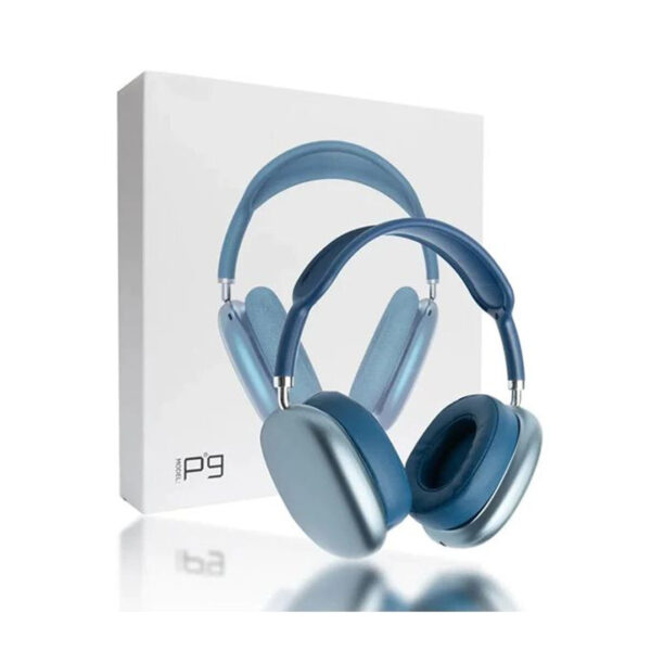 Casque Sans Fil P9 Bluetooth Avec Emplacement Carte Mémoire – Bleu -P9-BL Tunisie