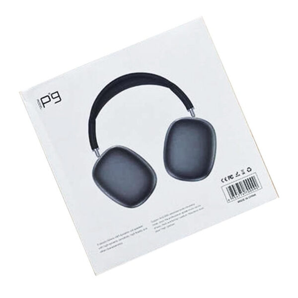 Casque Sans Fil P9 Bluetooth Avec Emplacement Carte Mémoire – Noir -P9-Bk Tunisie