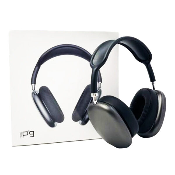 Casque Sans Fil P9 Bluetooth Avec Emplacement Carte Mémoire – Noir -P9-Bk Tunisie