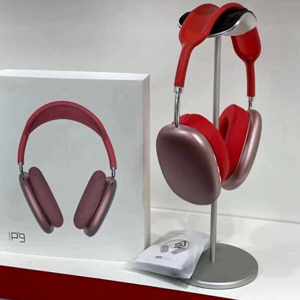 Casque Sans Fil P9 Bluetooth Avec Emplacement Carte Mémoire – Rouge -P9-Rouge Tunisie