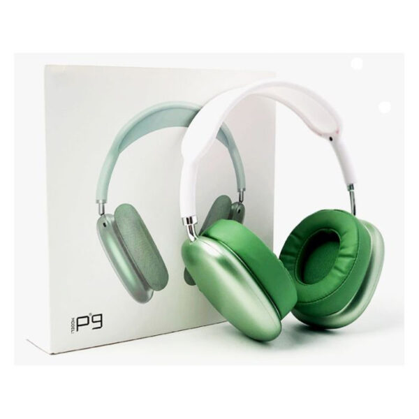 Casque Sans Fil P9 Bluetooth Avec Emplacement Carte Mémoire – Vert -P9-Vert Tunisie