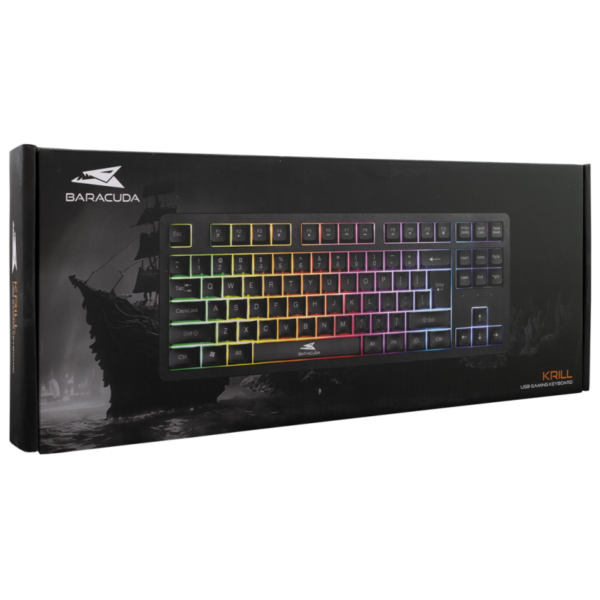 Clavier Gaming Baracuda Krill – Noir -Bgk-01114bk Tunisie