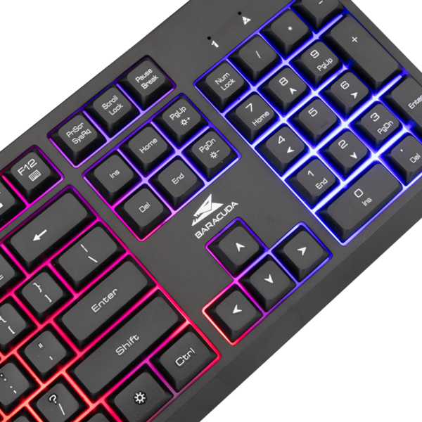 Clavier Gaming Baracuda Starfish – Noir – Bgk-02114 Tunisie