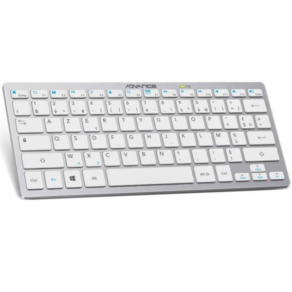 Clavier Sans Fil Advance Bt210 – Blanc – CLA-BT210FR Tunisie