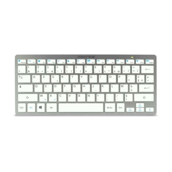 Clavier Sans Fil Advance Bt210 – Blanc – CLA-BT210FR Tunisie