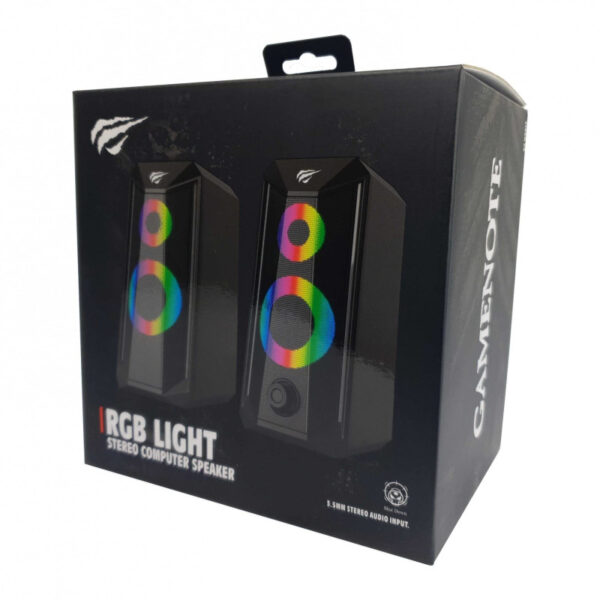 Haut Parleur Havit Sk202 Electronic Sports Rgb Usb – Noir – SK202 Tunisie