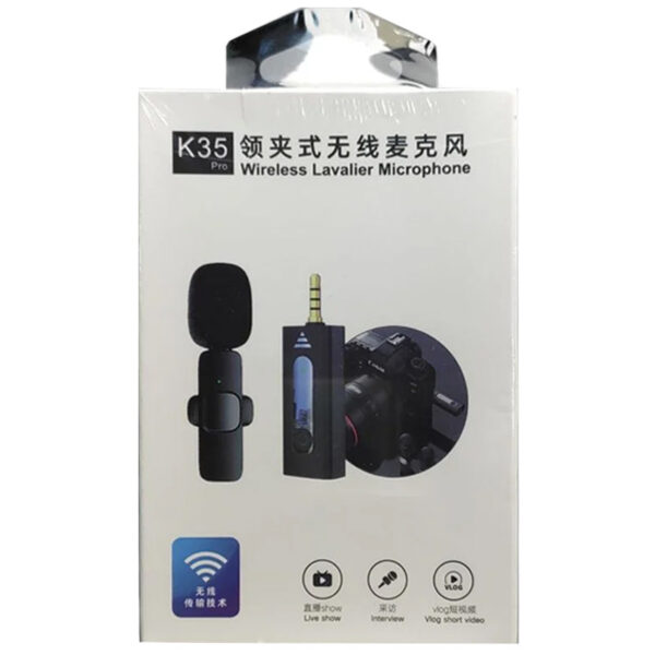 Mini Microphone Sans Fil K35 Noir – K35 Tunisie