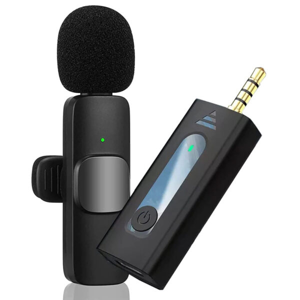 Mini Microphone Sans Fil K35 Noir – K35 Tunisie