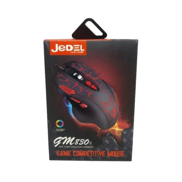 Souris Optique Gaming  Jedel GM830 – Noir – GM830 Tunisie