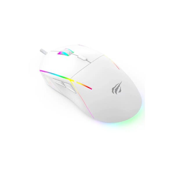 Souris Optique Usb Gamer Havit Rgb Backlit Programmable – Blanc – HV-MS961 Tunisie