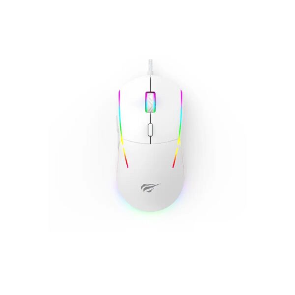 Souris Optique Usb Gamer Havit Rgb Backlit Programmable – Blanc – HV-MS961 Tunisie