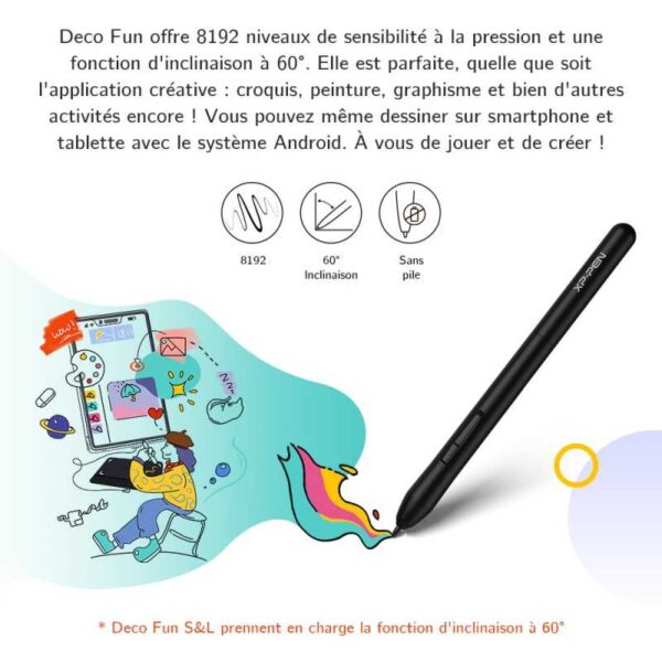 Tablette Graphique Xp-pen Déco Mini L – Rouge – DECO-MINI L Tunisie