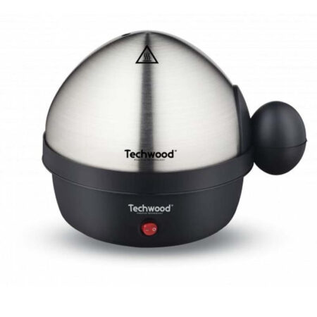 Cuiseur À Oeufs Techwood TO-007 350W Inox & Noir Tunisie