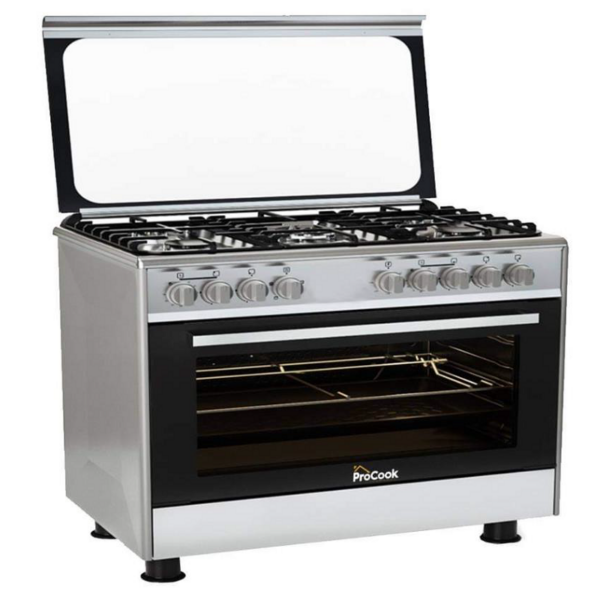 Cuisinière À Gaz + Four Électrique ProCook 90 cm TE6950IX Inox Tunisie