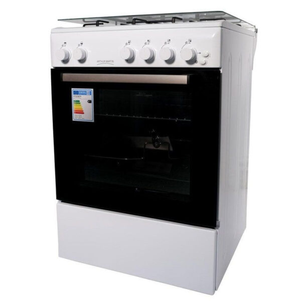 Cuisinière à Gaz Arthur Martin 60 cm 4 Feux AMG60BL Blanc Tunisie