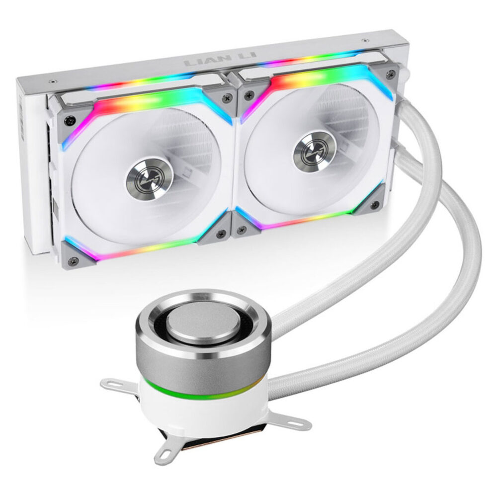 Watercooling Lian Li Galahad AIO 240 RGB Blanc V2 – GA240AWHITE Tunisie