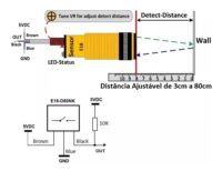 E18-D80NK Capteur de distance Infrarouge 3-80cm Tunisie